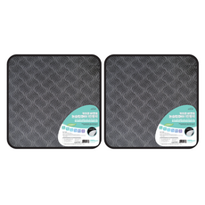 CAR IF Viento 防滑網眼坐墊套, 2個, 黑色
