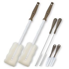 babybear 一字型保溫杯清潔刷3件組, 棕色, 2套