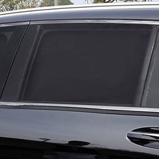 卡速 車用防曬防蟲通風後座罩, 黑色