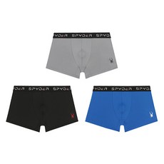 SPYDER 男性滿版腰帶經典四角褲3件組(95~110)