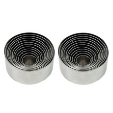 Cooking Plus 不鏽鋼環形切模12件組, 單一顏色, 2套