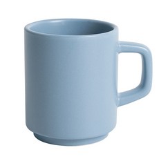 벤자민 무광 파스텔 컬러 레고 스택 머그 330ml, 오션블루, 1개