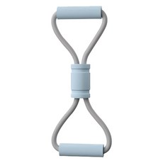 블럭마트 8자 요가 스트레칭 튜빙밴드, 블루, 1개