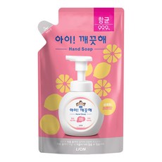 LION 獅王 趣淨 洗手慕斯補充包, 檸檬香, 200ml, 1包