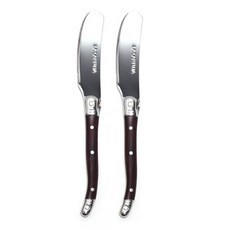 LA CARTUJA Oro 餐具奶油刀, 木質, 2個