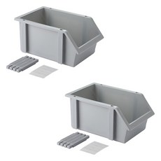 ABM 쌓을수 있는 데스크탑 보관함, 2개