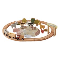 Fiesta 村莊農場動物朋友軌道火車組, 1個, 混合色