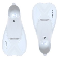 Squalo 短蛙鞋3 + 網袋組合, 白色