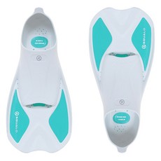 Squalo 高級短蛙鞋 3 + 網袋 + 定型器 2入, 薄荷綠