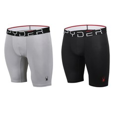 SPYDER 男士大標誌標誌性長抽內褲 2 件套