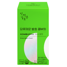 anmeokungeolro 零糖發酵康普茶 青蘋果口味, 6g, 30入, 1個