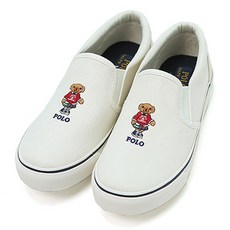 POLO RALPHLAUREN 女童 Kitten 熊熊懶人鞋 RF103698C
