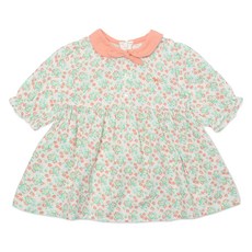 BLUEDOG baby 女童純色花朵連身裙