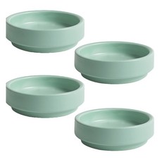 霧面粉彩色醬料碟 8cm, 4個, 薄荷
