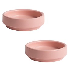 霧面粉彩色醬料碟 8cm, 2個, 粉紅色