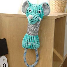 동물친구들 터그놀이 강아지 봉제장난감, 코끼리, 1개