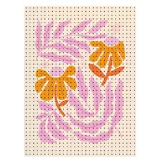 takongpan 平面圖案 春日香氣 UV印刷洞洞板 600 x 1000 mm, 1個, 混合色