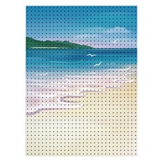 타공판닷컴 해변의 하루 UV 프린팅 타공판 800 x 1200 mm, 혼합색상, 1개