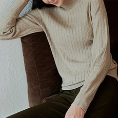 스튜디오럭스 여성용 모크넥 니트