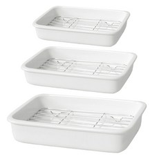 萊姆橄欖陶瓷托盤3件組, S + M + L, 1套