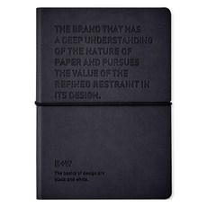 아르디움 B+W 프리미엄 라인 노트, 블랙, 1개