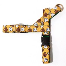 노라독 중대형견용 보보앤츄츄 와이드 이지하네스, 그린, 1개