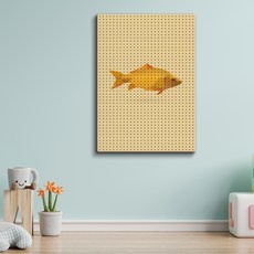 타공판닷컴 폴리아트 골드피쉬 UV프린팅 인테리어 타공판 600 x 1000 mm, 혼합색상, 1개