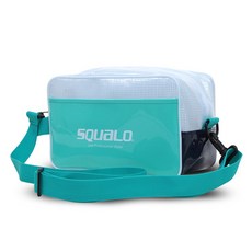 Squalo 方形游泳包 SQB-100, 薄荷綠 + 海軍藍