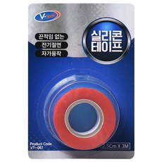 Vtech 자기융착 실리콘 테이프 적색, 1개
