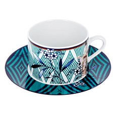 마이센 콜라주 노블 차이니스 카푸치노 컵 + 소서 세트, 1세트