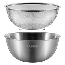 Torini 不鏽鋼網盆2件組