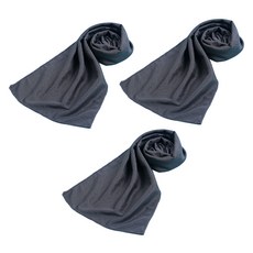 Verami 運動冰涼毛巾, 黑色, 3個