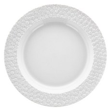 Meissen N41 皇家花卉湯盤, 1個, 單一顏色