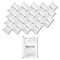 Inp 100%水 白色保冷劑 10 x 15 cm, 20個, 1入