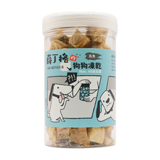 SHARINGER 薛丁格 薛丁格的狗狗凍乾 純肉凍乾, 1罐, 烏魚丁, 100g