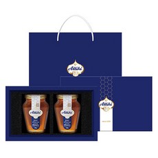 Attiki 希臘百里香蜂蜜禮盒 250g 2罐組+購物袋, 1組