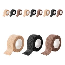 DAILYSHARE 椅子防噪音膠帶 黑色 4入 + 棕色 4入 + 米色 4入組合, 1套