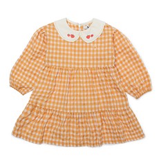 BLUEDOG baby 女童水果格紋連身裙