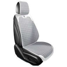 Ez2mk 하운드투스 패션 디자인 자동차 시트 앞좌석 세트 MS-90, 그레이, 1세트