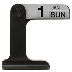 EVER HOUSE 北歐辦公桌手動翻頁日曆 均碼, 1個, 黑色