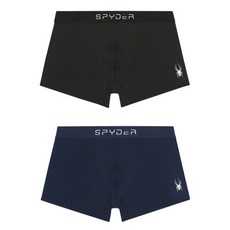 SPYDER 男士基本款黑標柔軟四角內褲2件組(95~110)