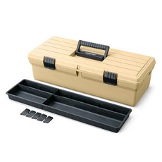 IRIS OHYAMA 愛麗思歐雅瑪 工具收納箱 米色 OD-660, 1個