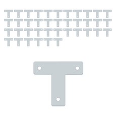 모네스페스 9번 T자 평철 화이트, 40개