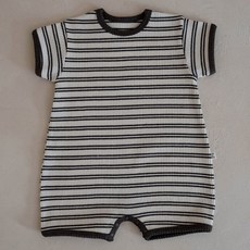 PEEKABOO 童款條紋短袖連身衣