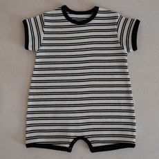 PEEKABOO 童款條紋短袖連身衣