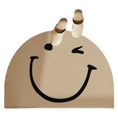 Wonine Expression 可水洗硅藻土地墊, 1個, 眨眼