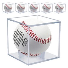 MONTERO 棒球簽名球收納盒, 透明, 6個