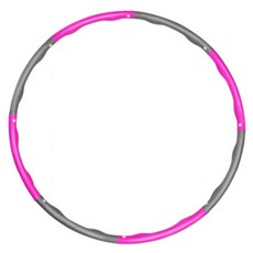 Maket Gamseong 新款可拆式呼拉圈, 粉灰色, 1個