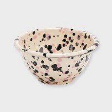 CROW CANYON 優格碗 SP02, 粉紅黑色大理石, 1個