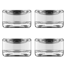 SPACE SHIELD PS5 DualSense PS4 DualShock 任天堂 Switch Pro控制器 類比搖桿 相容 水晶透明 果凍搖桿帽, 單一商品, 4個, 舒適